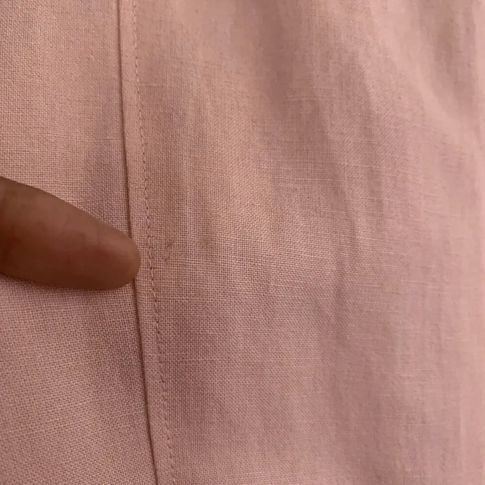 Ann Taylor Loft Dress Size 0 Lined Pink Sleeveless Invisible Zipper - Picture 11 of 15